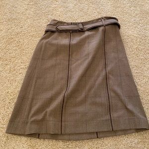 Brown Professional Skirt